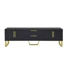 Television Stands & Entertainment Centers - Black + MDF + 60-69 Inches-1 - View 11