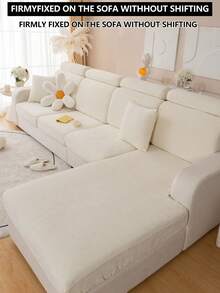 1 tấm bọc ghế sofa co giãn, chống trượt, phủ toàn bộ bề mặt, chất liệu vải chenille, phù hợp mọi mùa, dày dặn, có thể giặt máy, chống bụi, thân thiện với thú cưng, trang trí nhà cửa, có thể điều chỉnh kích thước cho ghế sofa góc, phòng ngủ, văn phòng, phòng khách, ghế sofa 1/2/3/4 chỗ ngồi. - trắng - Xem 7