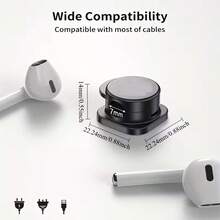 6pcs Rotating Cable Organizer, Magnetic Cable Holder, Desktop Cable Tidy, Bedside Cable Clips, Adhesive Cable Clips, Car & Home Office Cable Management Clips (Black, White) - Multicolor - View 5