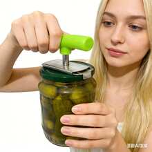 Professional Jar Opener For Can , Jar Bottle Opener, Adjustable Lid Opener,, Kitchen Accessories Opener-1PC - Green - View 6