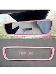 Funda protectora de silicona multicolor para el espejo interior del coche, ajuste flexible y elástico, decoración femenina para el coche, anti-golpes, accesorios de modificación universal, ¡conviértelo en una línea hermosa en tu coche! - A - Ver 3