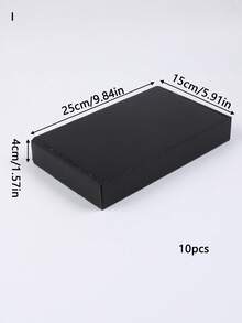 Bộ 10 hộp quà bằng giấy sóng, hộp vận chuyển bưu phẩm, hộp đóng gói chuyển phát nhanh, vật liệu đóng gói, hộp vận chuyển hàng không, hộp quà tặng, hộp bìa cứng sóng, hộp giao hàng, hộp đóng gói, thích hợp cho Giáng sinh và Ngày Valentine. - màu đen - Xem 12