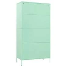 Wardrobe Mint 90x50x180 Cm Steel - Green - View 6