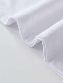 Plus Size Women's Cute Cat Print Round Neck T-Shirt, Suitable For Summer Vacation, Valentine's Day, Carnival, Mother's Day Gift. Suitable For Daily Wear, Outing, Festivals, Beach, Party, Birthday, Beach, Gathering, School, Music Festival, Vacation, Commuting, Fitness, Wedding, Summer Top, Spring Top, Women's Summer Casual White - White - View 4