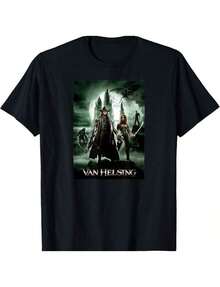 Van Helsing Poster T-Shirt.Jpg - 黑色 - 查看 1