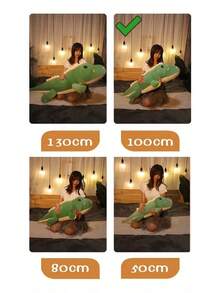 TendenciaPeluche De Dinosaurios Juguetes De 100cm Para Bebe PerfectoCalidad premium - Verde claro - Ver 6