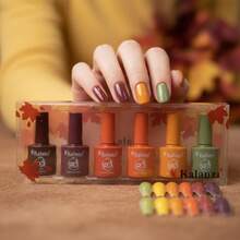 TendenciaKalanzi Gama 6 Colores Uv/led Semipermanente 3 Pasos EfectosCalidad premium - Otoño - Ver 4