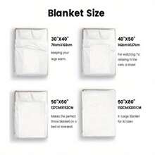 Gray Mushroom Flannel Blanket - Forest Snail Leaf Print For Bedroom Living Room Decor - 60*80 - 查看 4