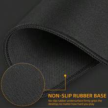 日式武士樱花图案鼠标垫，加长XL尺寸，办公桌配件 - 多色防滑缝边电脑垫，35.4x15.7英寸，橡胶底座，笔记本电脑键盘垫，适用于家庭办公室和游戏玩家，防泼溅 - 武士 - 查看 7