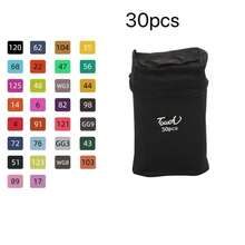 Premium Dual-Tip Marker Pen Set (12/24/36/48/60/80/120/168 Colors) - Versatile Brush Pens Suitable For Painting, Sketching, Cardboard Comic Design - Unleash Your Artistic Talent - Multicolor - View 7