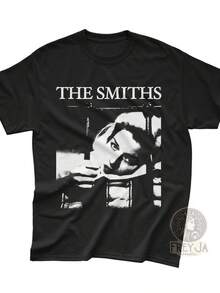 Smiths Exclusive T-Shirt - Unisex Indie Music Band Tee - Rock Music Apparel Gift - Singles Album Tee - Morrissey Pos - màu đen - Xem 1