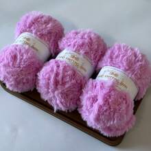 3 Groups Of 50g, Total 150G Faux Fur Yarn [1387] Feather Yarn Thread Skeins, Suitable For Weaving Hats, Scarves, Home Products, 100% Polyester, Approx. 32m/34 Yards Per Skein