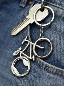 1/2 Stück anpassbarer Fahrrad Schlüsselanhänger, personalisierter Taschenbehang, personalisierter Auto Schlüsselanhänger, multifunktionales Design Flaschenöffner für Radfahrer, Trinker, personalisierte Veranstaltungen, Zuhause, Outdoor, Getränkezubehör, geeignet als Souvenirs, Geschäftsgeschenke, Hochzeitsgeschenke, ideale Geschenke für Freund, Freundin, Familie, Freunde, geeignet für Jahrestage, Valentinstag, Muttertag, Geburtstage, Vatertag, Abschlussfeiern - Verschiedenfarbig - Übersicht 7