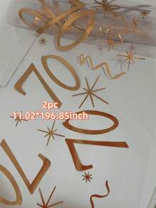 1/2 tấm khăn trải bàn số 18 màu vàng hồng, kích thước 11.02*108.27/196.85/393.7 inch, dùng trang trí tiệc sinh nhật, kỷ niệm, nghỉ hưu, tiệc sinh nhật, đồ dùng tiệc tùng, Ngày của Cha, Ngày của Mẹ. - Nhiều màu - Xem 19