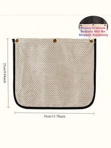 这款男女通用的加厚可拆卸毛巾围裙，防水防油，易于清洁，经久耐用，并带有可拆卸口袋。这款防护围裙是烘焙爱好者和烧烤爱好者的必备之选。适用于厨房、厨师、家庭烹饪、清洁和户外烧烤。 - 彩色 - 查看 9