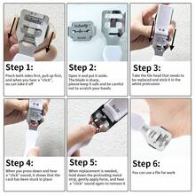 Professional Foot Care Tools - Heavy Duty Metal Callus Remover, Nail Clippers, Etc., Suitable For Thick Skin, Dead Skin And Rough Soles - Home Manicure Salon SPA Use - Heel Smoothing Tool, Ingrown Toenail Prevention, Ergonomic Handle, Sturdy , Essential For Beauty Enthusiasts - Multicolor - View 3