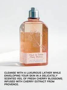 250ml L'Occitane Sweet Cherry Blossom Scented Shower Gel - 250ml-sweet Cherry Blossom Fragrance Bath - View 4