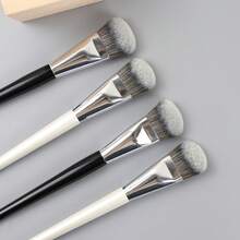 1 Pc Professional Foundation Brush 47 Broom Head Foundation Liquid Shadow Contouring Brush Ladies' Facial Base Makeup Beauty Tool Super Soft - Multicolor - View 9