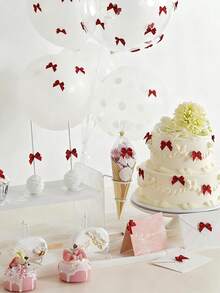 30/50/100 Peças Laços de Fita, Laços de Fita Vermelha Embrulhada, Mini Laços de Fita de Cetim para Artesanato DIY e Decorações de Presentes, Sapatos, Roupas, Caixas de Presente, Flores de Laço Feitas à Mão, Decorações de Bolo, Acessórios de Lingerie e Meias