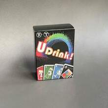 Udrink Game Paper Cards, Party Game, Portable 9*6cm Cards