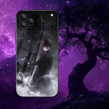 Funda de teléfono L-Lord Of M-Mysteries compatible con  17,16,15,14,13,12,Pro,Max,Plus,E,SE4,Air,Mini, caja suave negra, funda compatible con  17 pro max, funda  17 pro, funda  17, funda  16 pro max - z2 - Ver 7