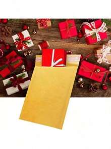 20pcs Kraft Paper Padded Envelopes 150x250mm Large Self-Seal Mailing Envelopes For Shipping Or Packaging, My Order, Paper, (Gold) - Multicolor - View 9