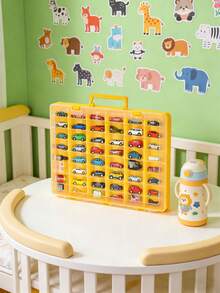 1pc 48-Compartment Storage Box, Suitable For Nursery, Bedroom, Playroom, Mini Toy Brand Series, Miniature Models (Box Only) - Multicolor - View 3