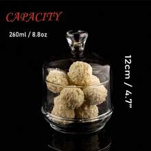 FIAN Lemon Keeper - Contenedor de soporte para tomate aguacate cebolla sal de vidrio y pimienta con tapa de vidrio ahorrador/contenedor/almacenamiento mini contenedores cítricos para nevera 1 unidad - Transparente - Ver 2