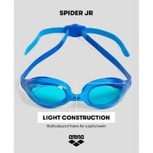 Goggles Natación Spider Jr,37413038 - Marrón Mocha - Ver 5