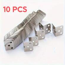 不锈钢直角支架，90 度 L 形金属连接器，重型直角支撑木制家具，适用于家具和架子结构，不含螺丝
