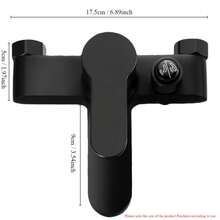 Classic Zinc Alloy Shower Faucet - Cold And Hot Water Mixing Valve, Knob To Switch Water Flow Mode, Wall-Mounted Bathroom Three-Way