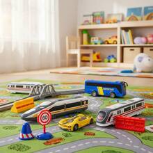 TendenciaMaleta Juegos Juguetes Didáctica Coches Niños 3 Años RegalosCalidad premium - 1 - Ver 8