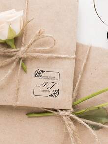 24pcs Custom Made Transparent Stickers, Thank You Stickers, Transparent Wedding Stickers, Personalized Wedding Stickers, Cups, Bottles Waterproof Stickers - Multicolor - View 8