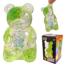 1/2/12个装可爱小熊挤压减压球,儿童感官玩具,可缓解压力,挤压糖果球,儿童派对礼物,挤压玩具,减压玩具,复活节彩蛋填充物 - 極光 - 查看 18