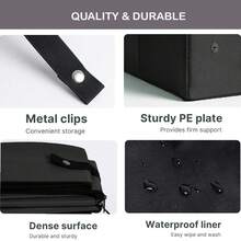 Foldable Cat Litter Bag, Portable Waterproof Cat Litter Box,Durable Oxford Cloth Collapsible Cat Litter Box,Scratch-Resistant, Waterproof Lining For Car And Outdoor Use - one-size - View 2