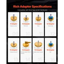Brake Master Bleeder Kit, 17 Pcs, Professional Brake Bleeder Adapter Set With Complete Kit & Handle, Durable Brake Bleeder Adapter For Brake Fluid Filling Fit For Most New & Old Vehicles - 17 Pcs - View 5