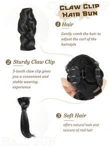 16 Inch Wig Braid, Fishtail Braid, Low Tie, Slouchy Temperament, Clip-On Twist Braid, Long Braid, Braided Wig Braid, Ponytail - Multicolor - View 7