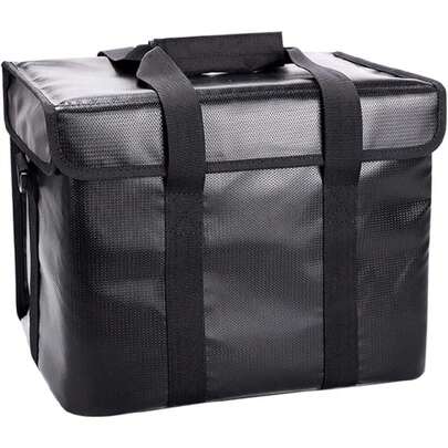 Fireproof Lipo Secure Bag, Bolsa de Agua Protectora de Batería Protectora a Prueba de Explosiones con la Correa de la Tira de las Cremalleras Correa de Almacenamiento Portátil,37265864