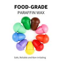 1/2 Sets 8 Pieces Pinecone Crayons & Eraser para niños pequeños de 1-3 años,Exquisito empaquetado de cono de pino de goma,Diseño fácil de limpiar y conjunto de arte central resistente a la rotura - Crayon de 8 colores + 1 Goma - Ver 4