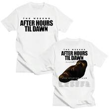 TheWeeknd After Hours Til Dawn Graphic T Shirt TheWeeknd 2026 Stadium Tour T-Shirts Men Women Fashion Hip Hop Vintage Cotton Tee - Black - View 8