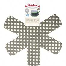 FIAN Metaltex 202960 juego de 3 protectores anti-ralladuras 100% polyester - Gris oscuro - Ver 2