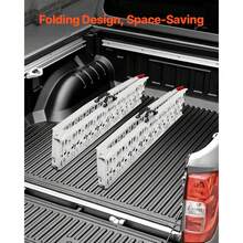 Aluminum Ramps, 1500 Lbs, 2Pcs Heavy-Duty Ramps With Wider Ramp Surface, Universal Stable Loading Ramp With Handles, Fit For ATV, UTV, Motorcycle, Electric Bicycle, Etc. - 1500 Lbs - View 5