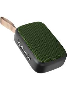 Altavoz estéreo, subwoofer inalámbrico portátil USB Mini altavoz de sonido con radio FM para el hogar, al aire última intervensión, viajes (verde),37273795 - Rosa Pálido - Ver 1