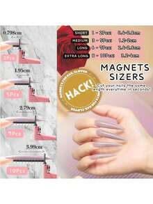 Premium Adjustable Nail Clippers With Magnetic Size Adjuster, Suitable For Acrylic Nails, Professional Stainless Steel False Nail Tip Nipper, Manicure Tool, For Salon And Home Nail Care, Nail Care Supplies, Pink/Black/Gold/Silver Nail Clippers, Sharp Blades, For Salon And Home DIY Manicure - Multicolor - View 3