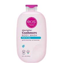 Eos Shea Better Cashmere Body Wash, Fresh & Cozy, Moisturizing, PH Balanced Bodyy Wash, Creamy Gel Formula, Paraben & Phthalate Free, Sensitive Skin, 16 Fl Oz, Body Care, Shower Routine, Self Care, Beauty Essentials, Skincare, Bathroom Essentials, Daily Essentials, Smells Good, Personal Care, Viral Products [Shower Gel, Body Cream, Eos, Multiple Flavors Available, Shea Butter, Cleansing] - multi-flavor - 查看 4