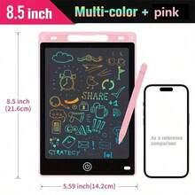 Set de 5 piezas, 5 colores disponibles | Tableta de dibujo LCD de 8.5" | Reutilizable, sin luz azul, tablero de dibujo de un solo clic para borrar, adecuado para niños de 3 a 8 años para alfabetización, expresar la imaginación de los niños, ideal como regalo escolar y recuerdos de fiesta - Multicolor - Ver 7