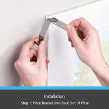 - Soportes de Barra de Cortina de Ajuste rápido de 5/8 Pulgadas, sin Medida, Peltre,37410496 - Gris Oscuro - Ver 6