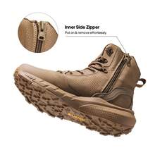 Men Military & Tactical Boots - Mocha Brown - View 6