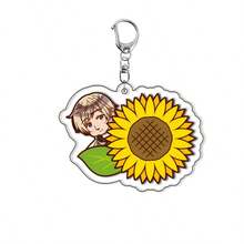 新力量 Hetalia 美丽的世界 亚克力钥匙扣 鹿角 亚瑟王 Yaolu APH 动漫钥匙扣 包包背包吊坠 儿童粉丝礼物 - 彩色 - 查看 8