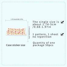 Cartoon Cute Stickers, DIY Stationery Stickers, Waterproof Cartoon Cute Creative Interesting Candy Stickers For Scrapbooking, Bullet Journal, Notebook, Handcraft, Water Bottle, Guitar, Skateboard, Motorcycle Helmet, Luggage, Phone, Computer, Back To School Supplies, Winter Goods, Thanksgiving, Christmas, Saudi National Day, Birthday, Holiday, New Year, Valentine's Day, Gifts For Boyfriend/Girlfriend, Adults - Multicolor - View 6